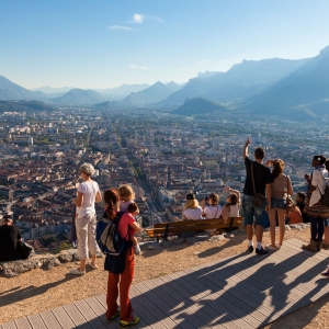 Vue depuis le Fort de la Bastille à Grenoble © Pierre Jayet